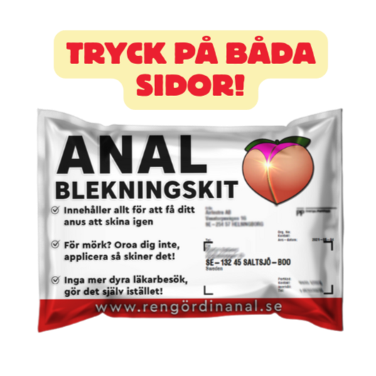 Anal blekningskit
