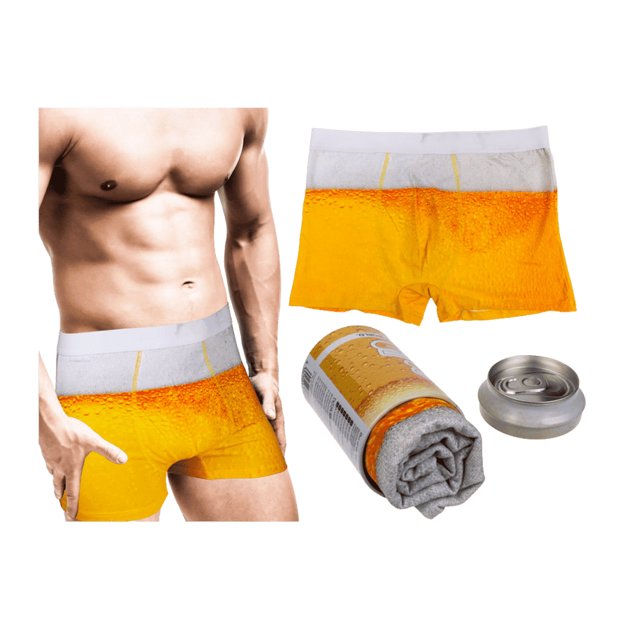 Beer Trunks – Roliga öl-kalsonger för svensexa & fest